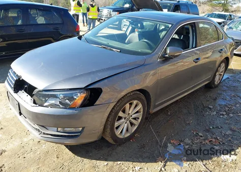 2012 Volkswagen Passat 2.5L Sel Premium from USA, damaged, VIN 1VWCP7A39CC044606